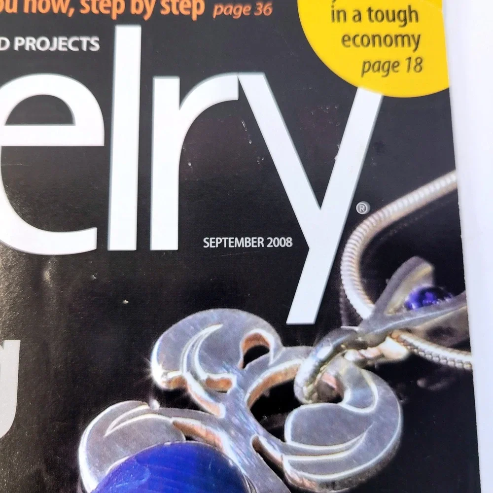 Art Jewelry Magazine September 2008 Crafting Guide Engraving Foldforming Metal